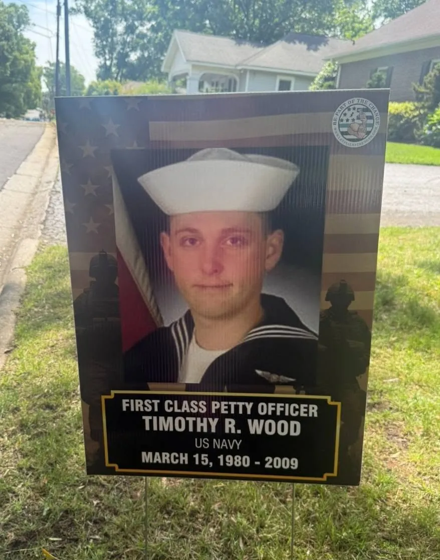 In memory of First Class Petty Officer Timothy R. Wood