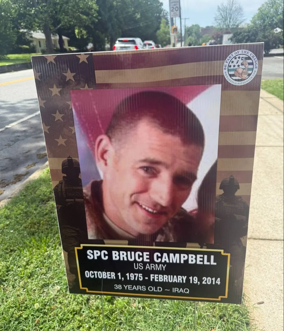In memory of SPC Bruce Campbell