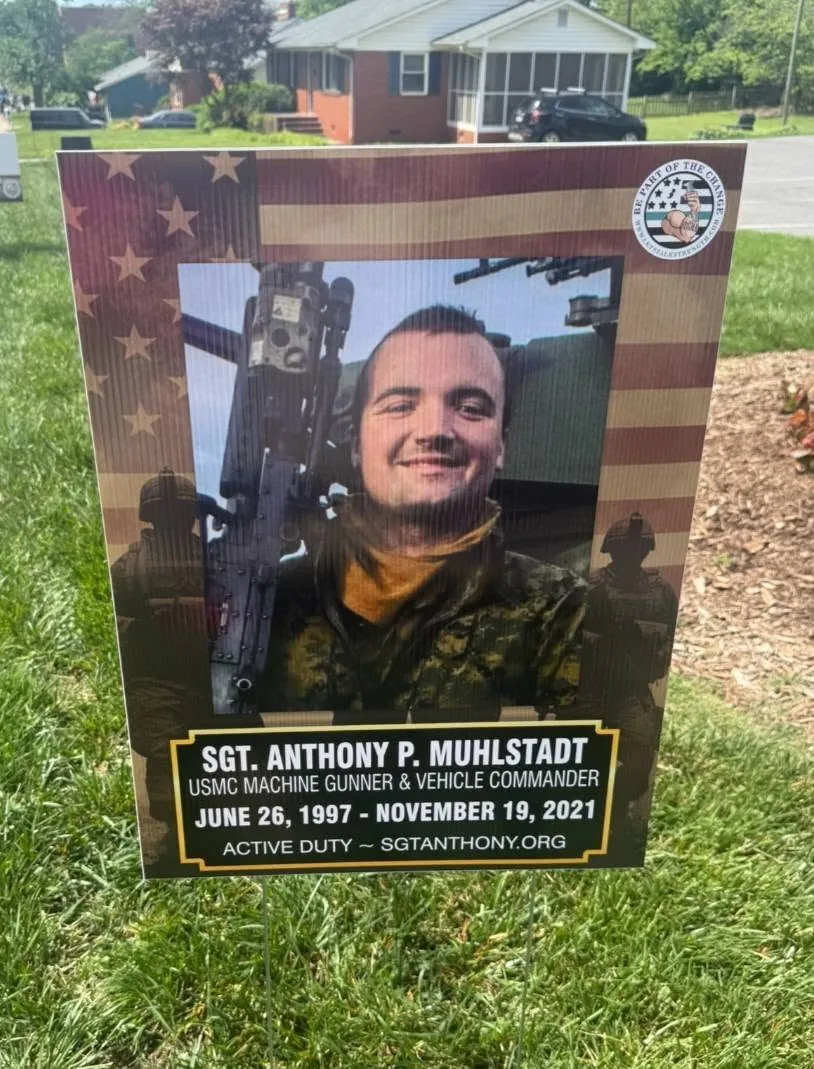 In memory of Sgt. Anthony P. Muhlstadt