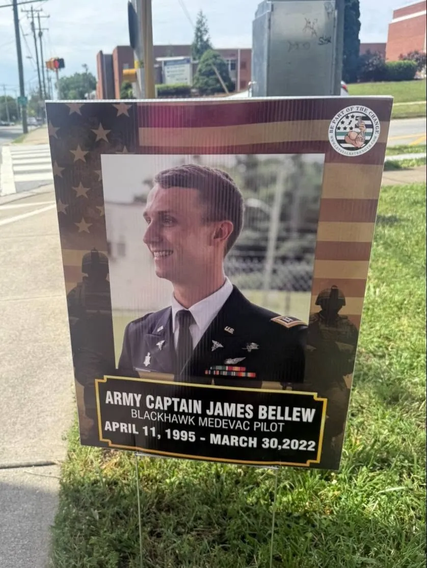 In memory of Army Captain James Bellew