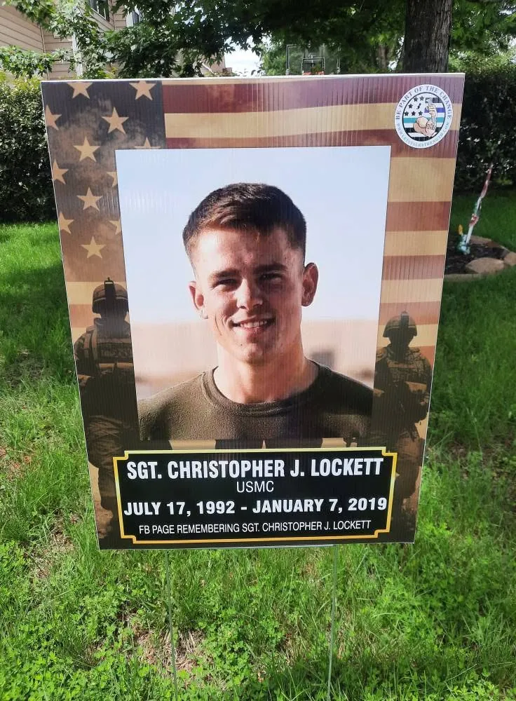 In memory of Sgt. Christopher J. Lockett