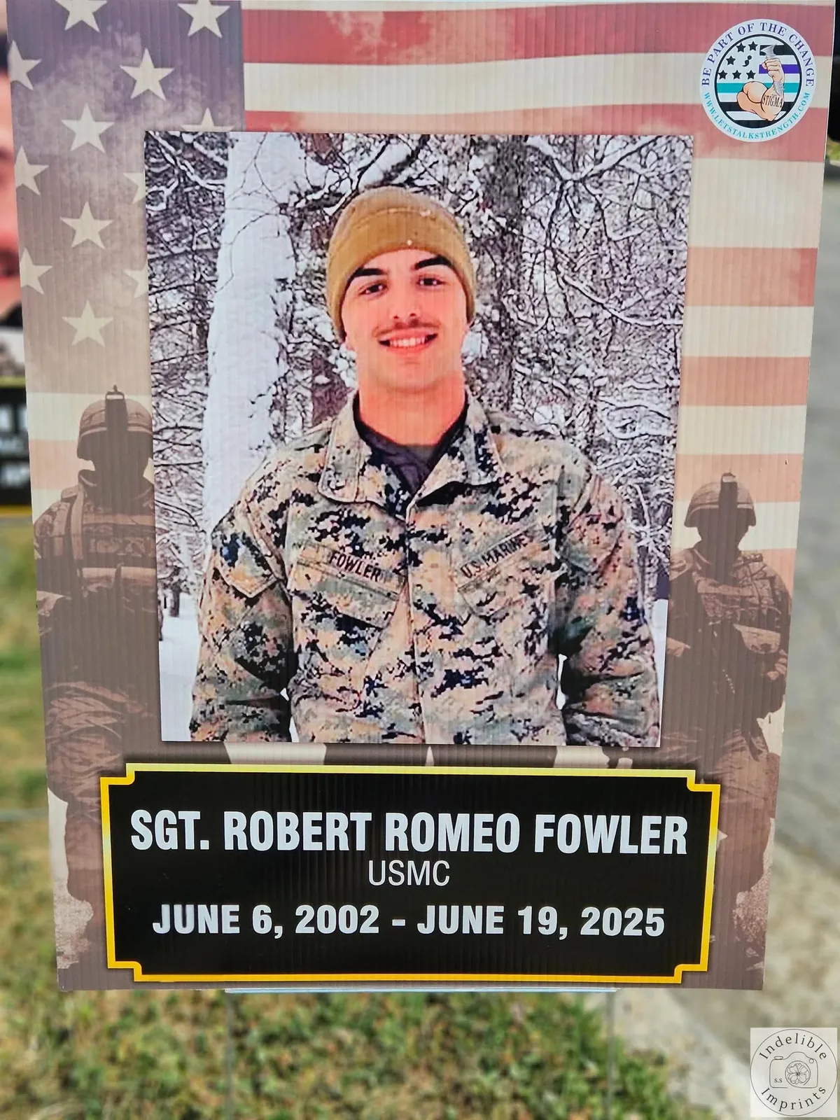 In memory of Sgt. Robert Romeo Fowler