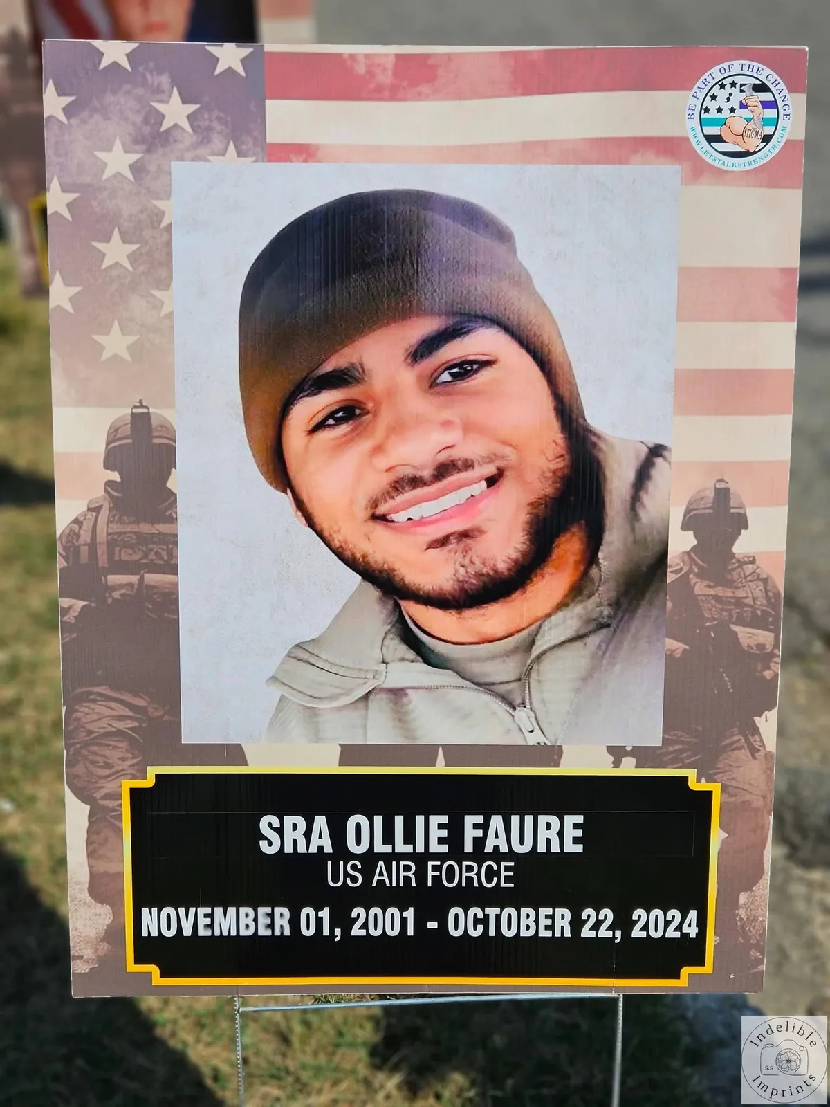 In memory of SrA Ollie Faure