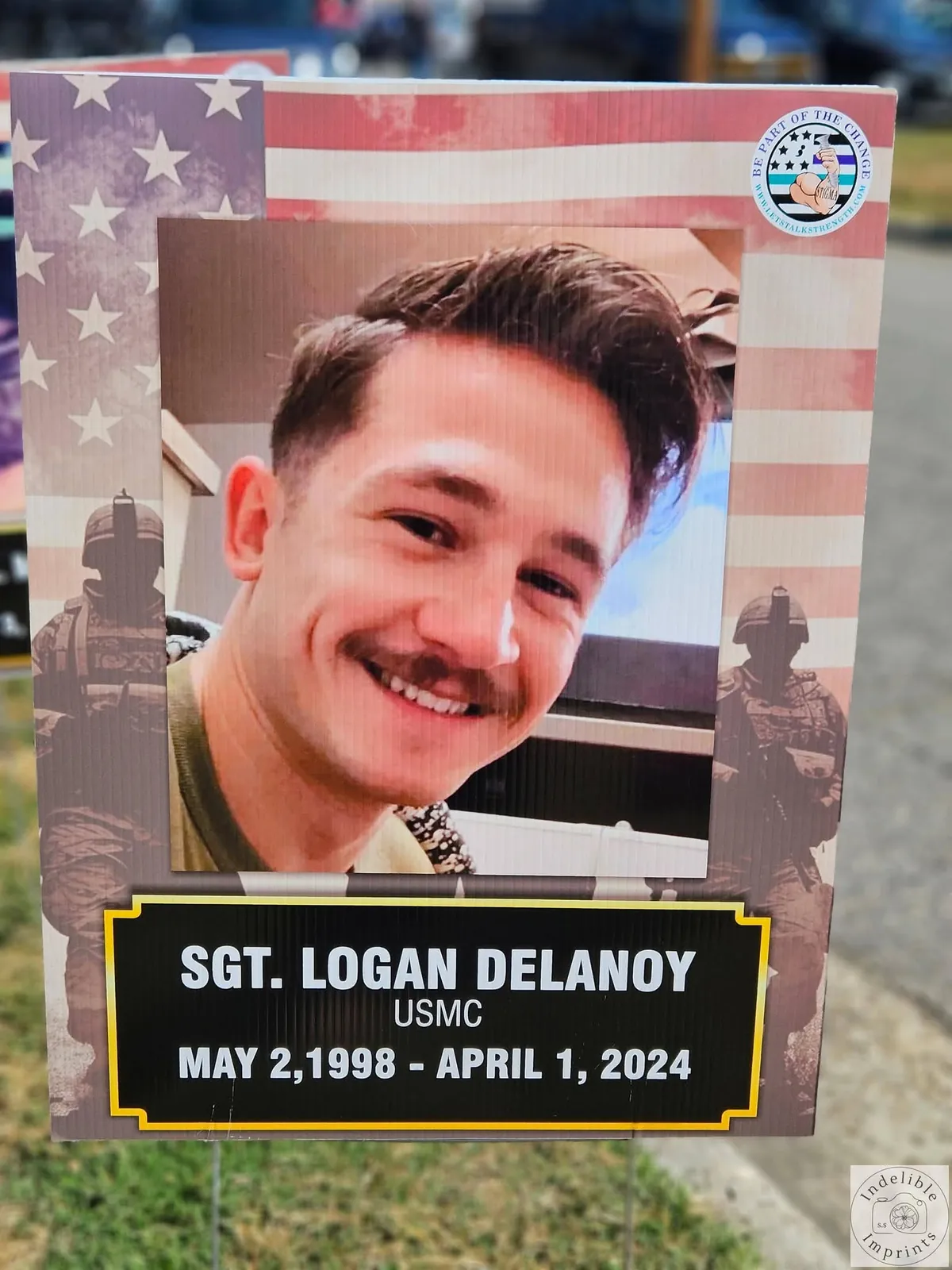 In memory of Sgt. Logan Delanoy