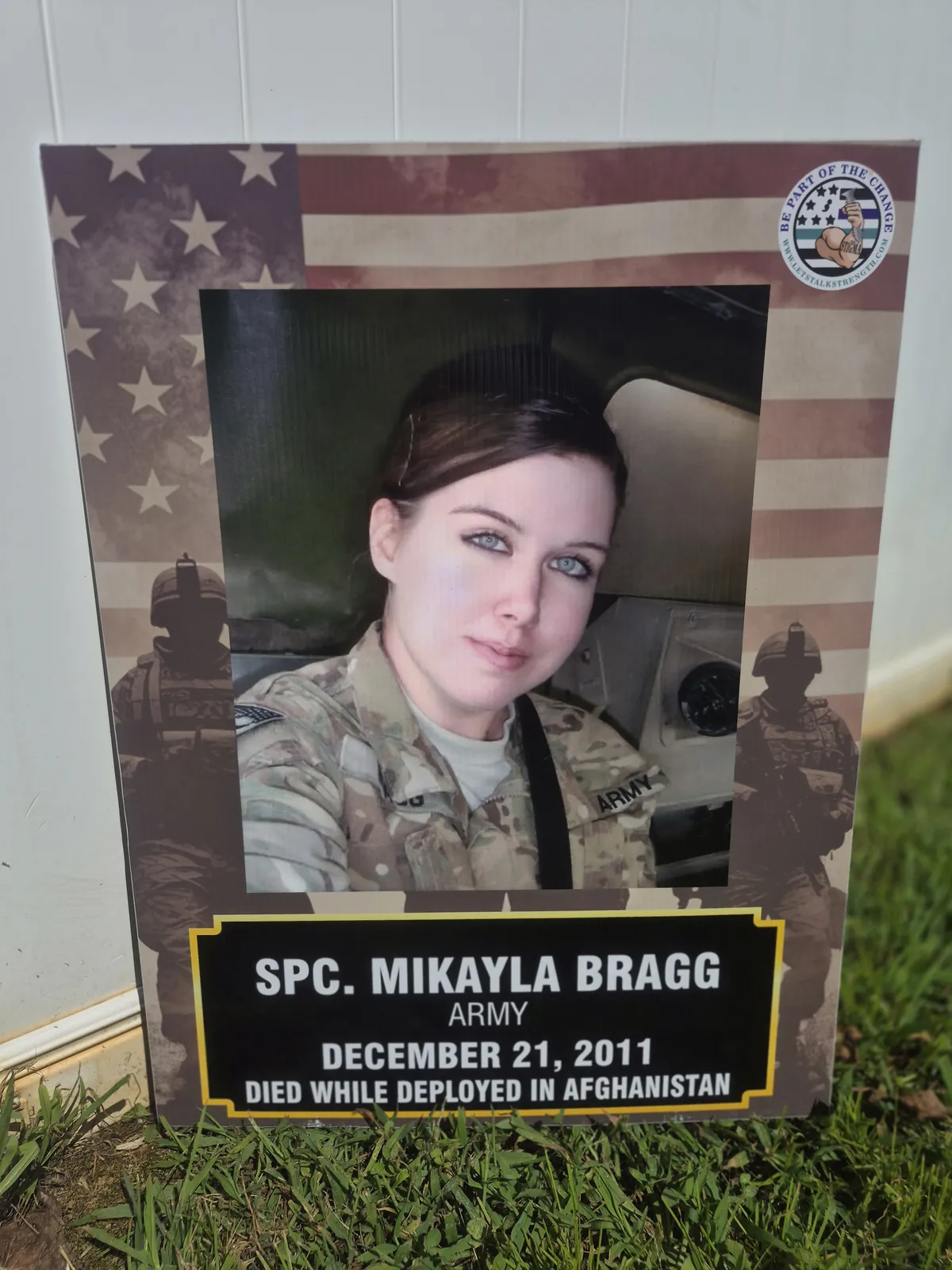 In memory of SPC Mikayla Bragg