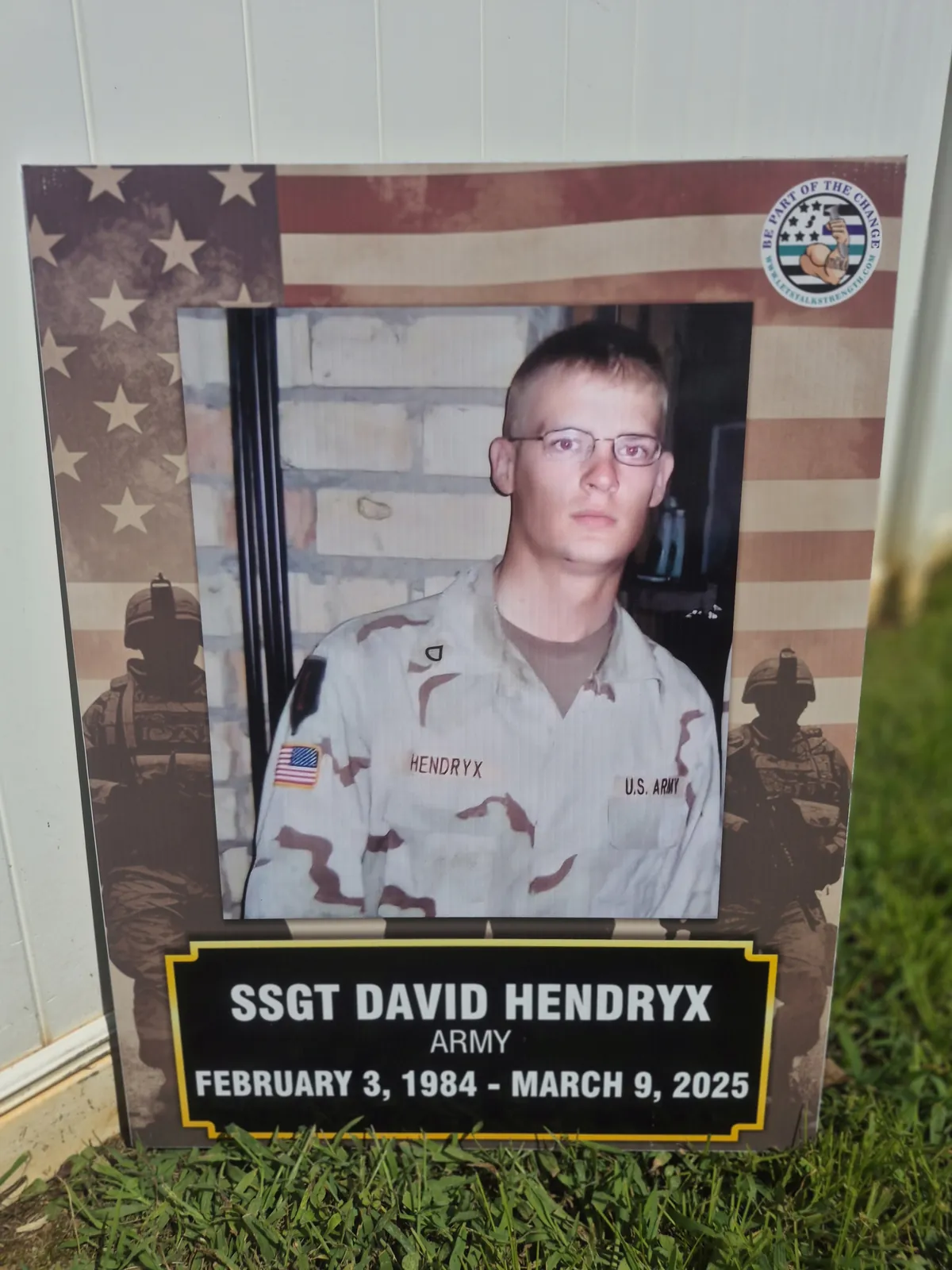 In memory of SSgt David Hendryx